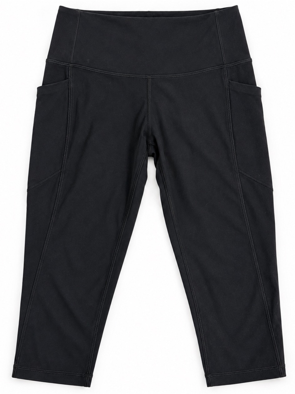 Athleta Salutation Stash Capri Leggings Black Size M